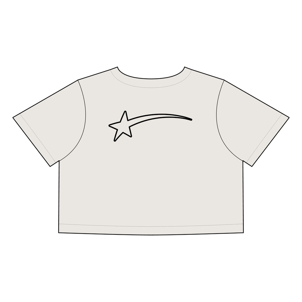 Millionaire Society Women's Faded Crop Tee