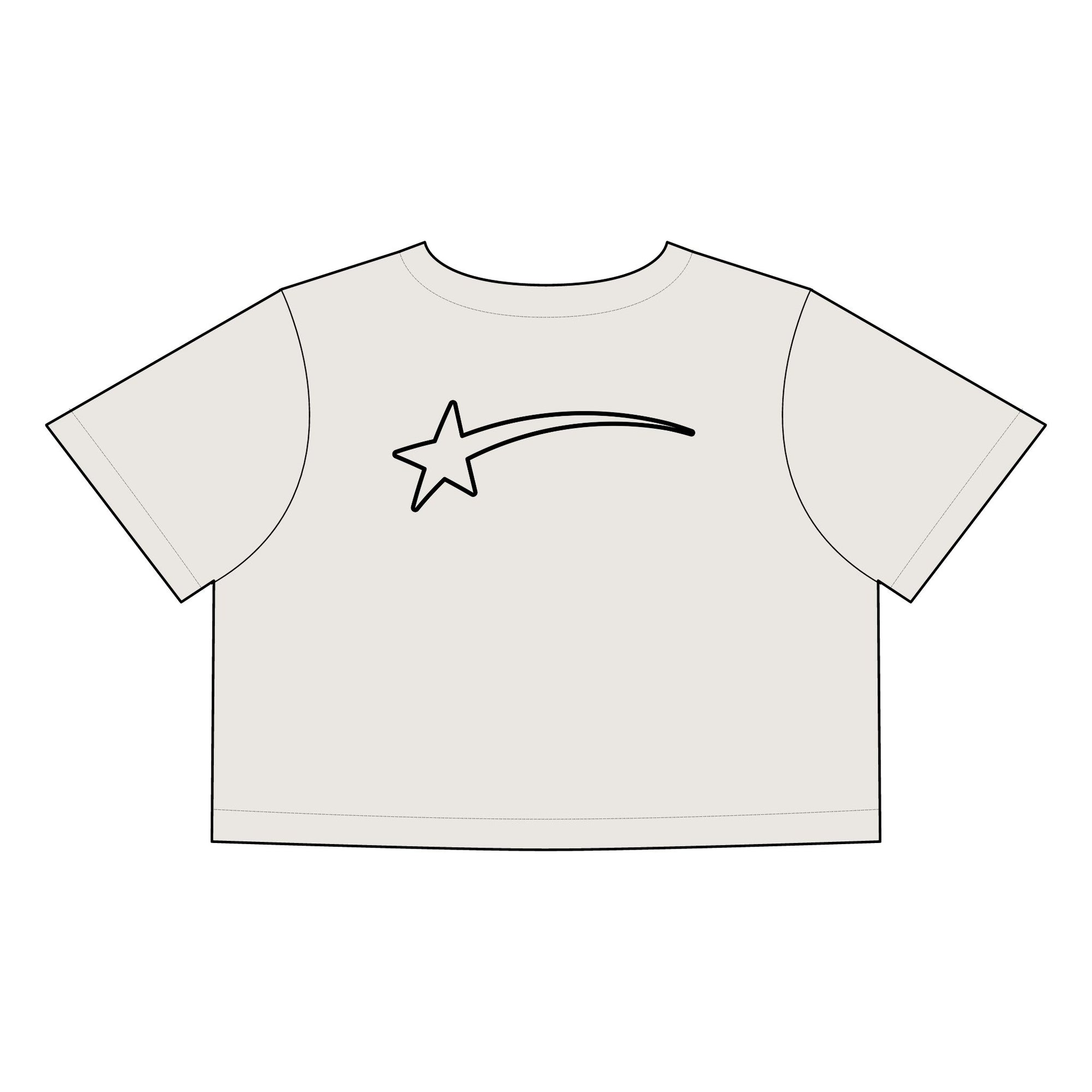 Millionaire Society Women's Faded Crop Tee