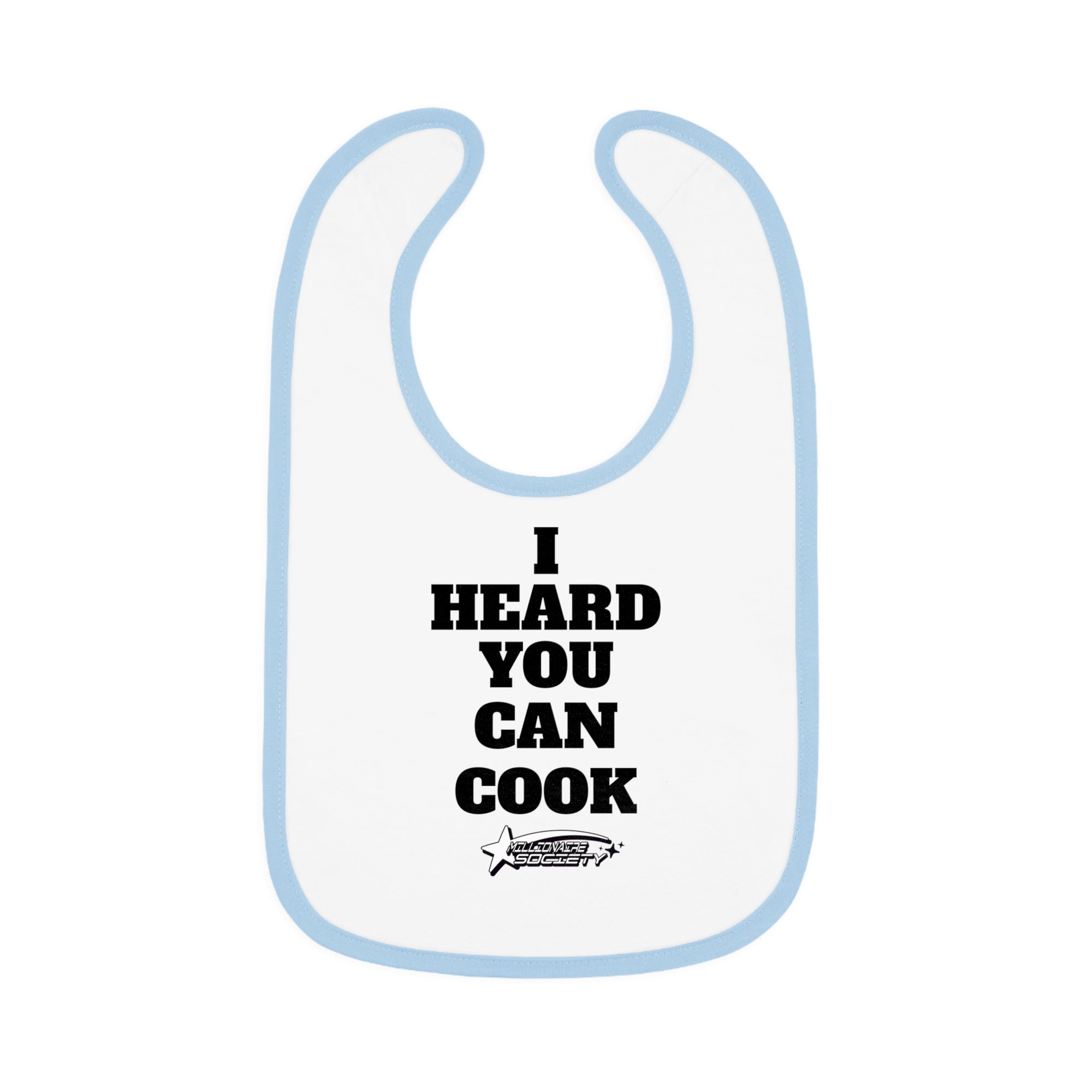 Baby Contrast Trim Jersey Bib