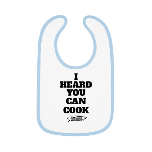 Baby Contrast Trim Jersey Bib