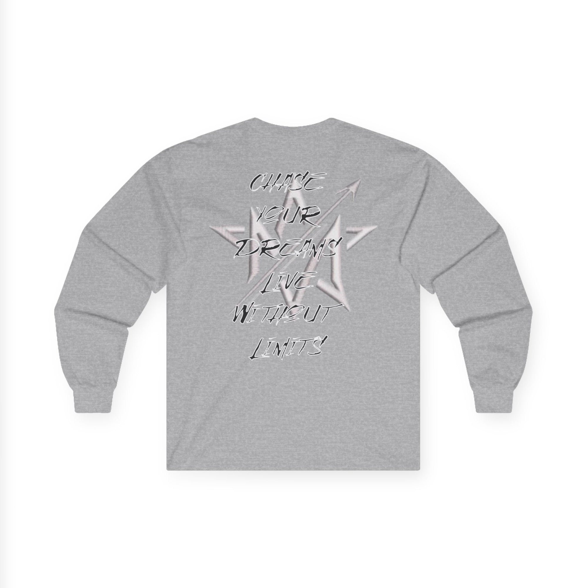 CHASE YOUR DREAMS Cotton Long Sleeve Tee