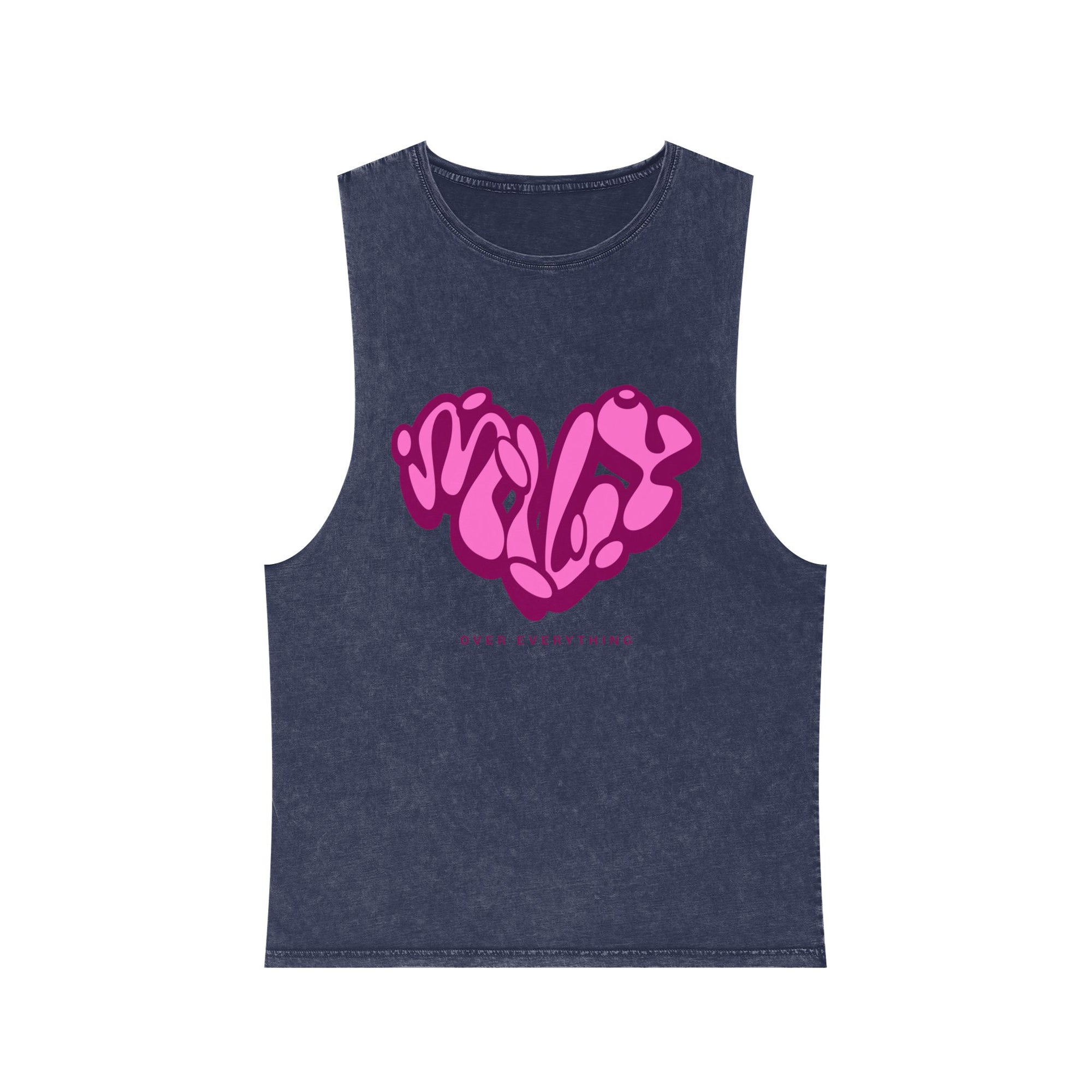 LOVE Stonewash Tank Top