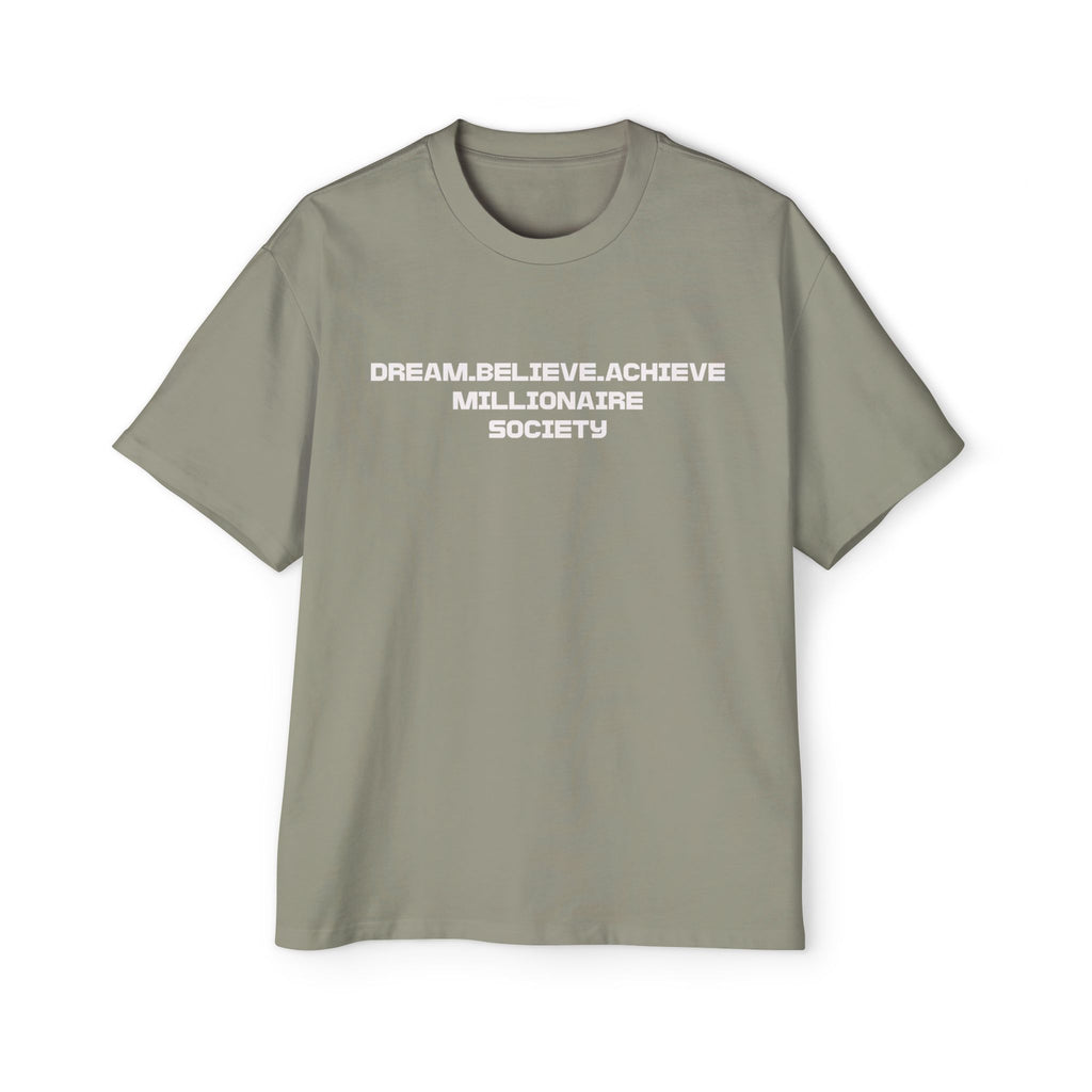 Dream Big Oversized Tee - Millionaire Society Graphic T-Shirt