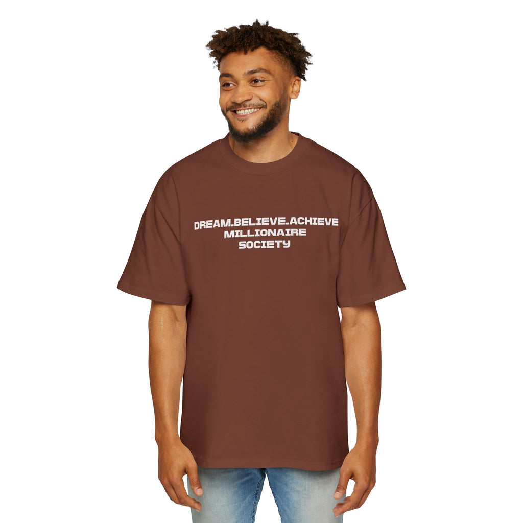 Dream Big Oversized Tee - Millionaire Society Graphic T-Shirt