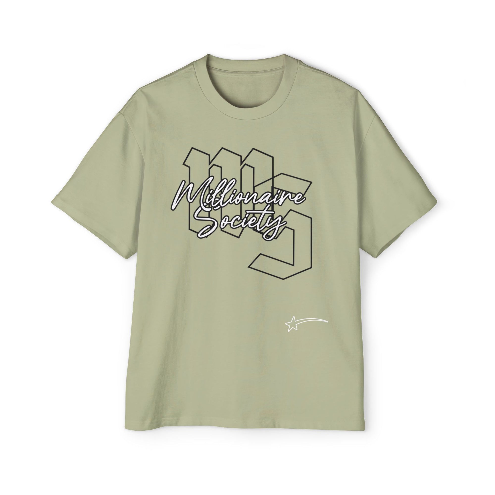 Men's Oversized Tee - Millionaire Society Graphic Shirt