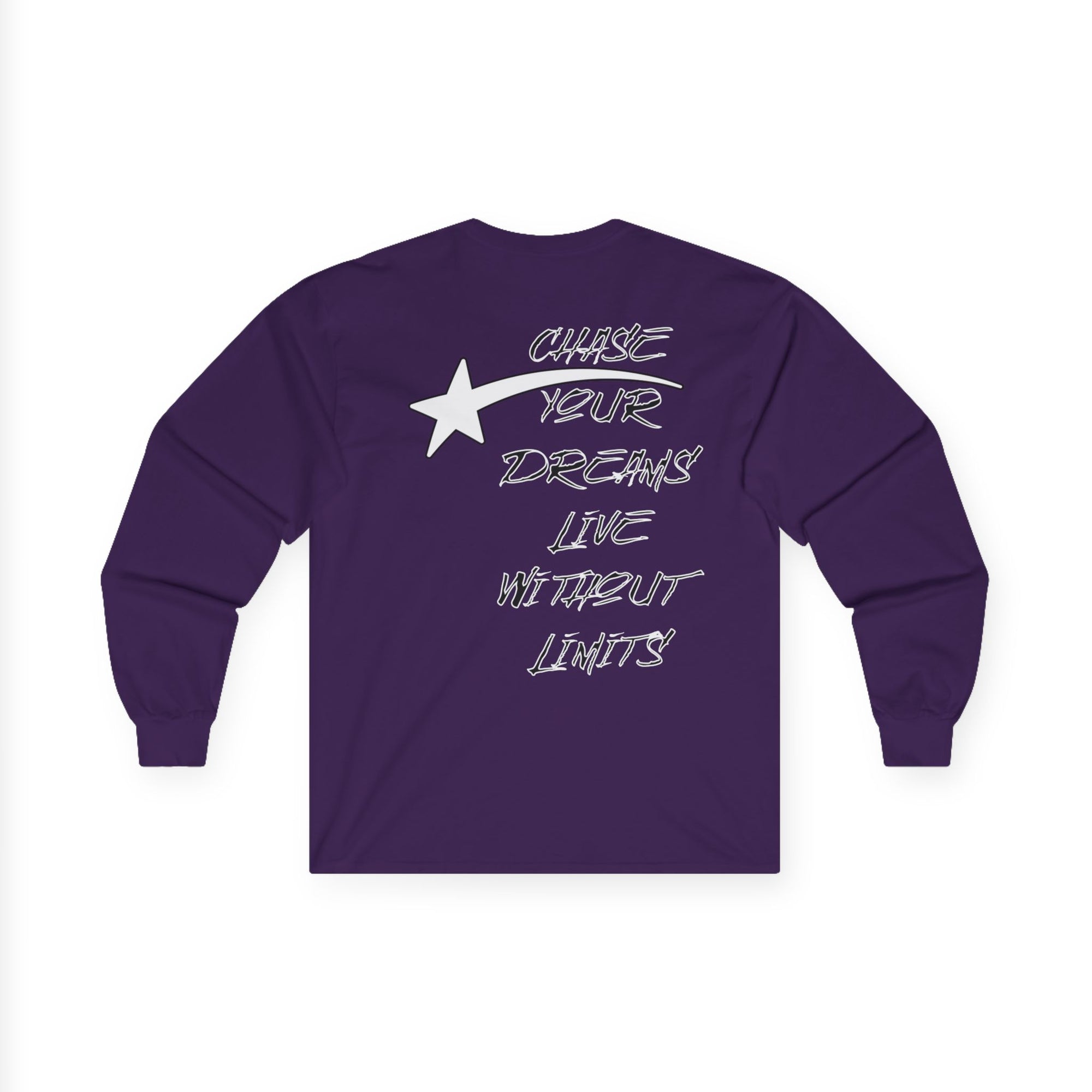 CHASE YOUR DREAMS Cotton Long Sleeve Tee