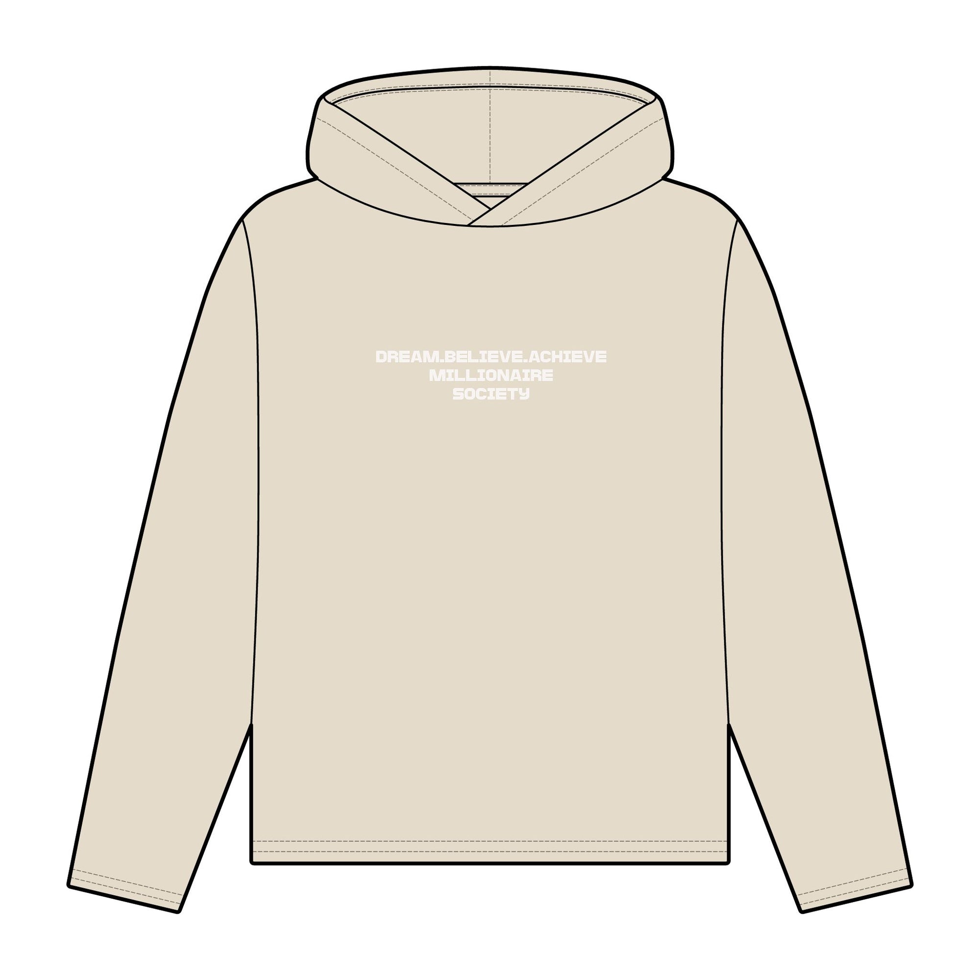 Dream Believe Achieve Women's Organic Relaxed Fit Hoodie