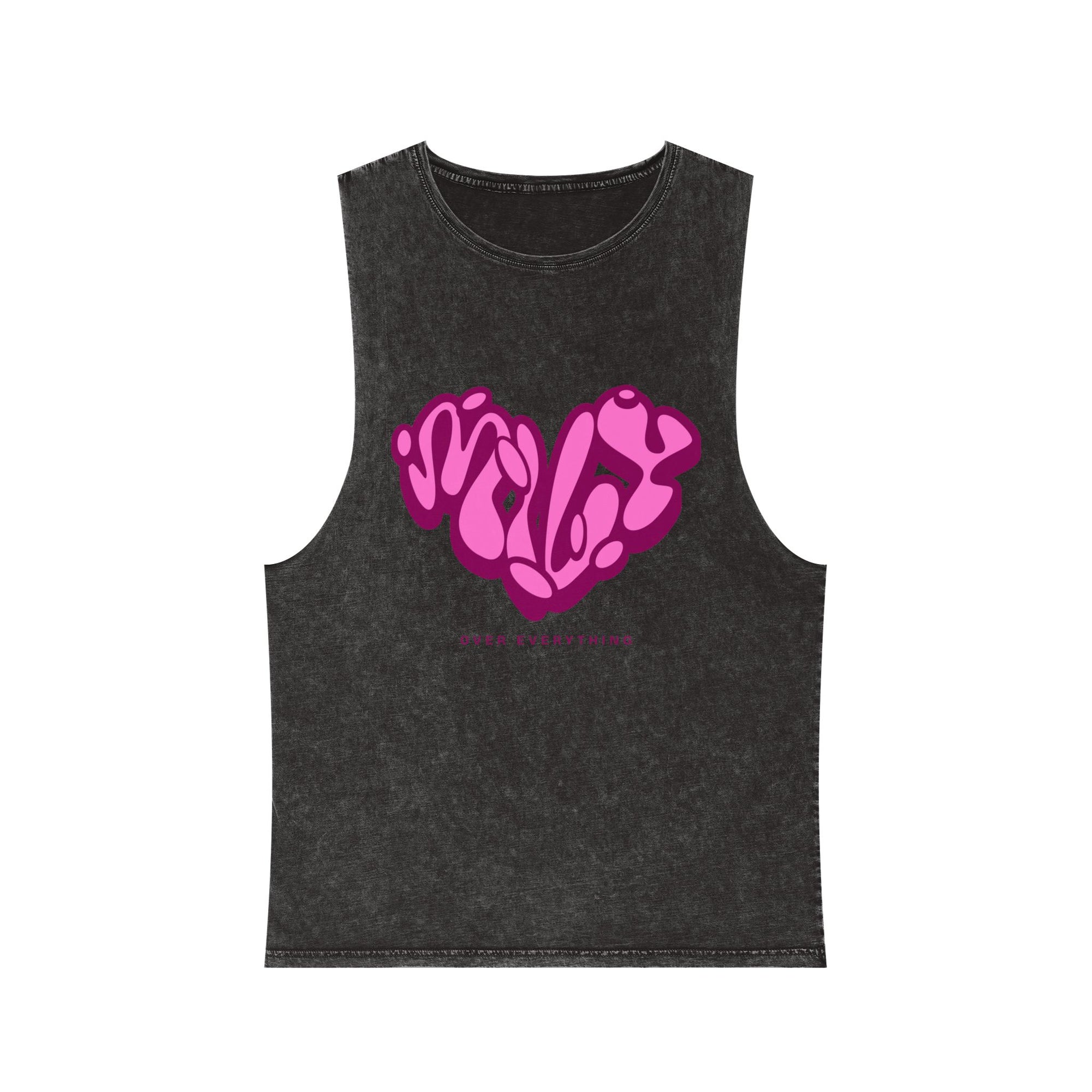 LOVE Stonewash Tank Top