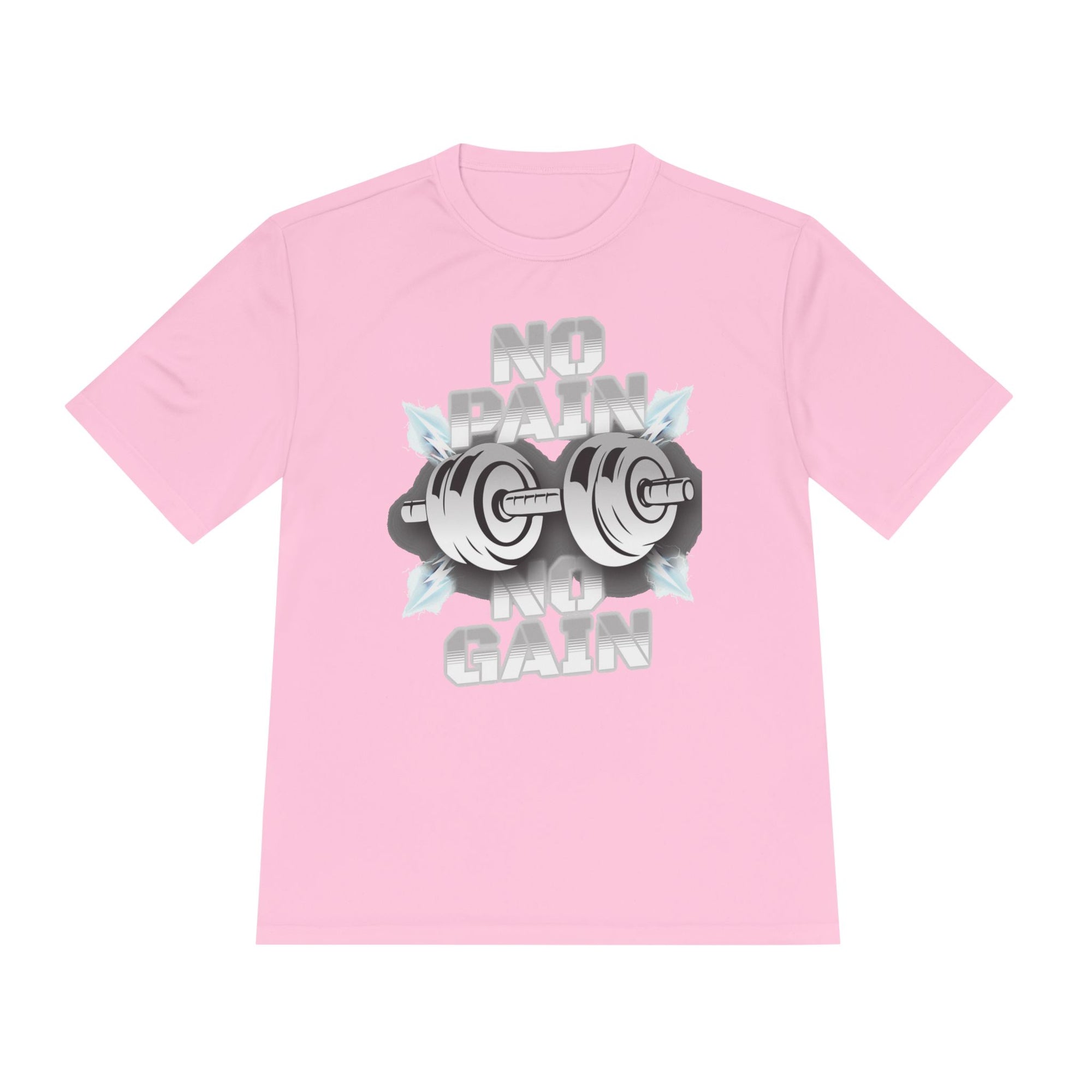 NO PAIN NO GAIN Unisex Moisture Wicking Tee