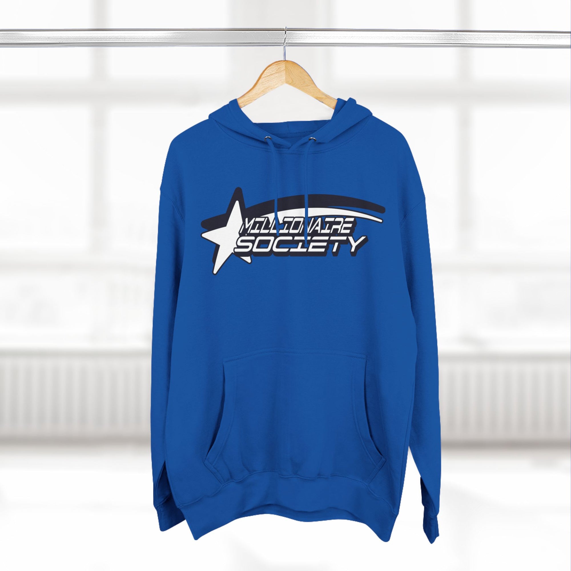 MILLIONAIRE Three-Panel Fleece Hoodie