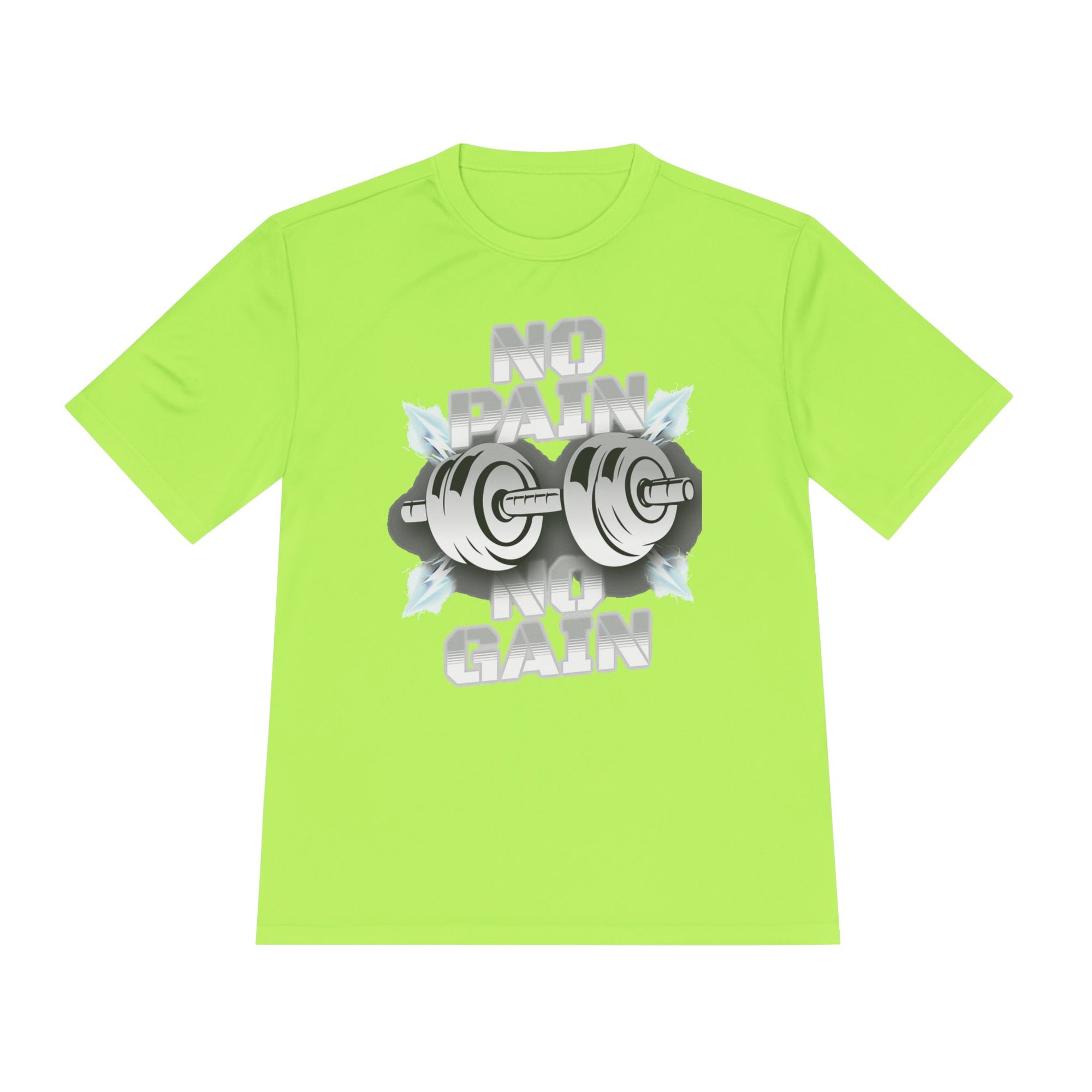 NO PAIN NO GAIN Unisex Moisture Wicking Tee