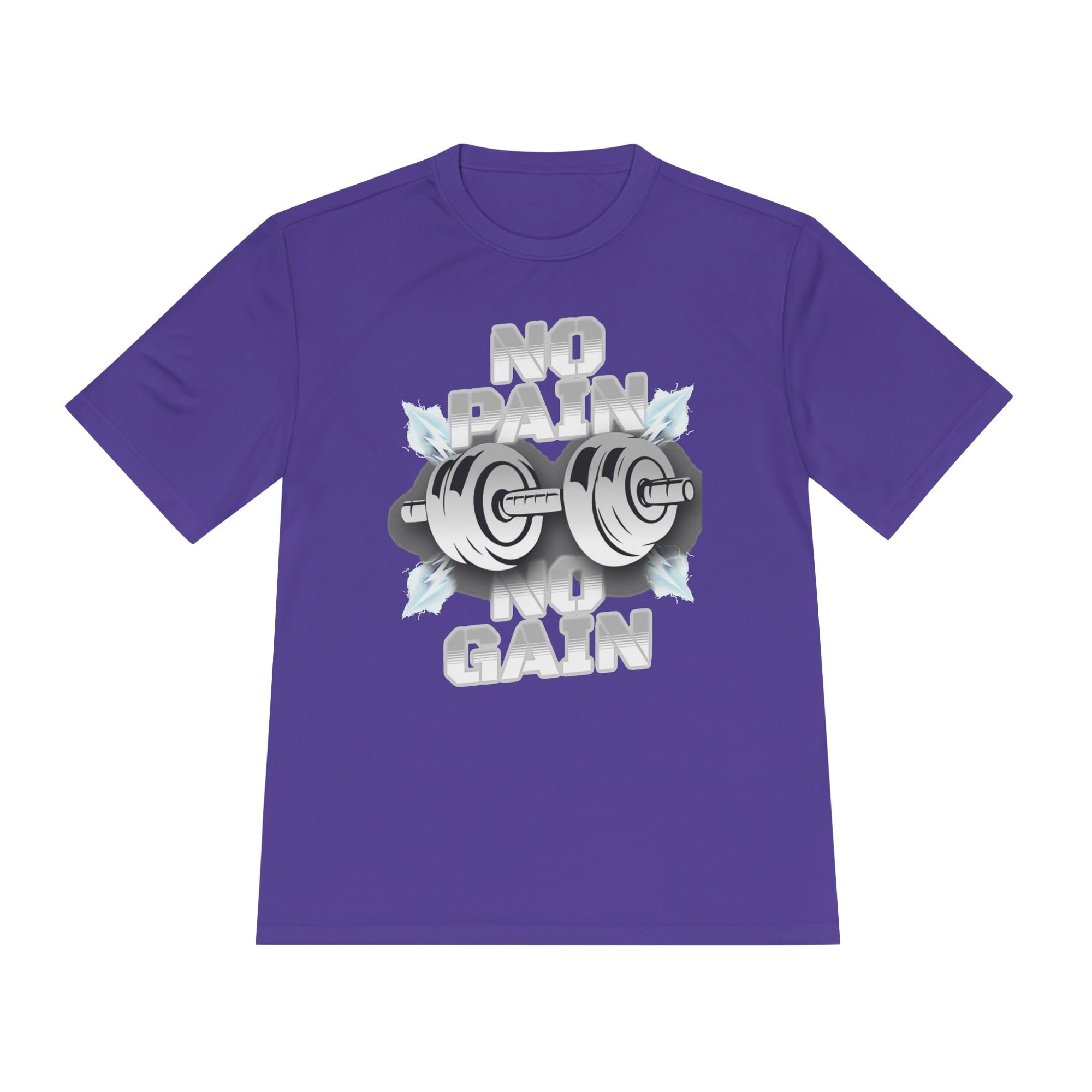 NO PAIN NO GAIN Unisex Moisture Wicking Tee