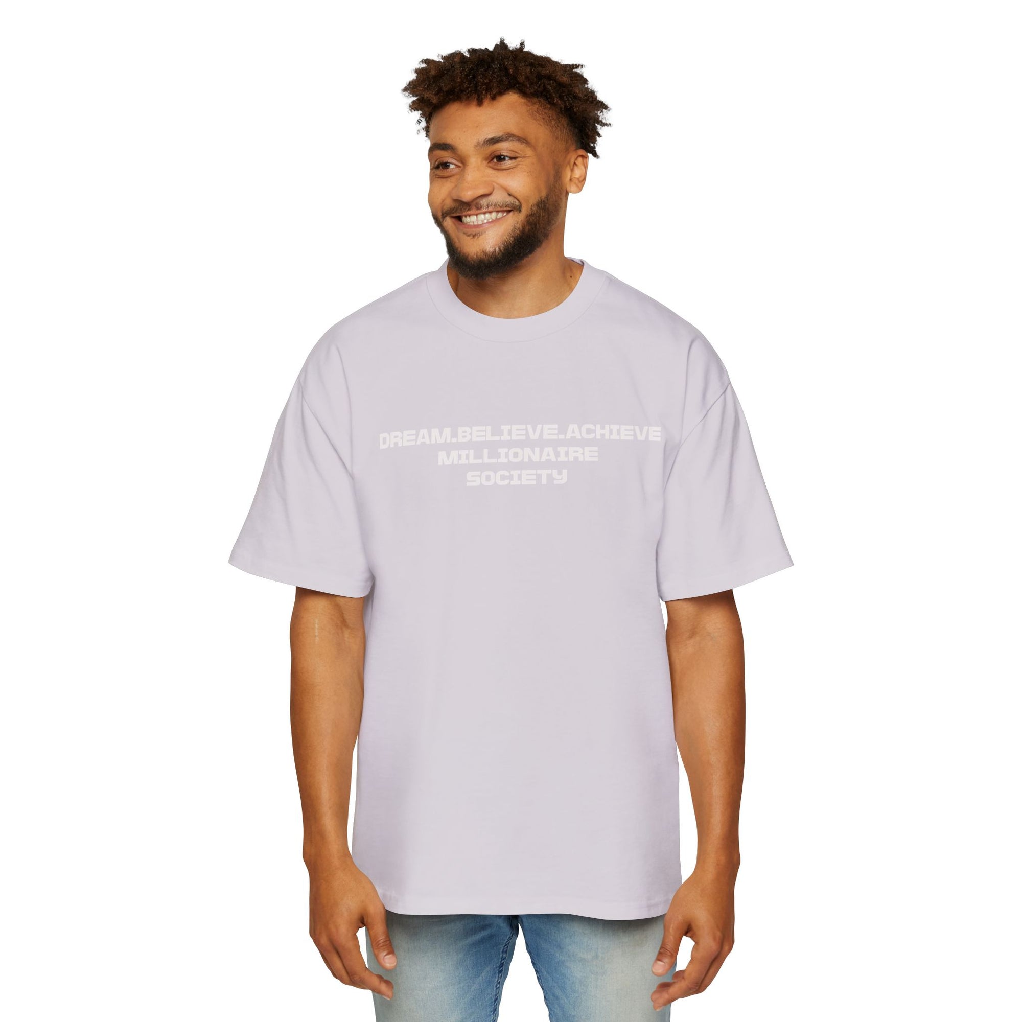 Dream Big Oversized Tee - Millionaire Society Graphic T-Shirt
