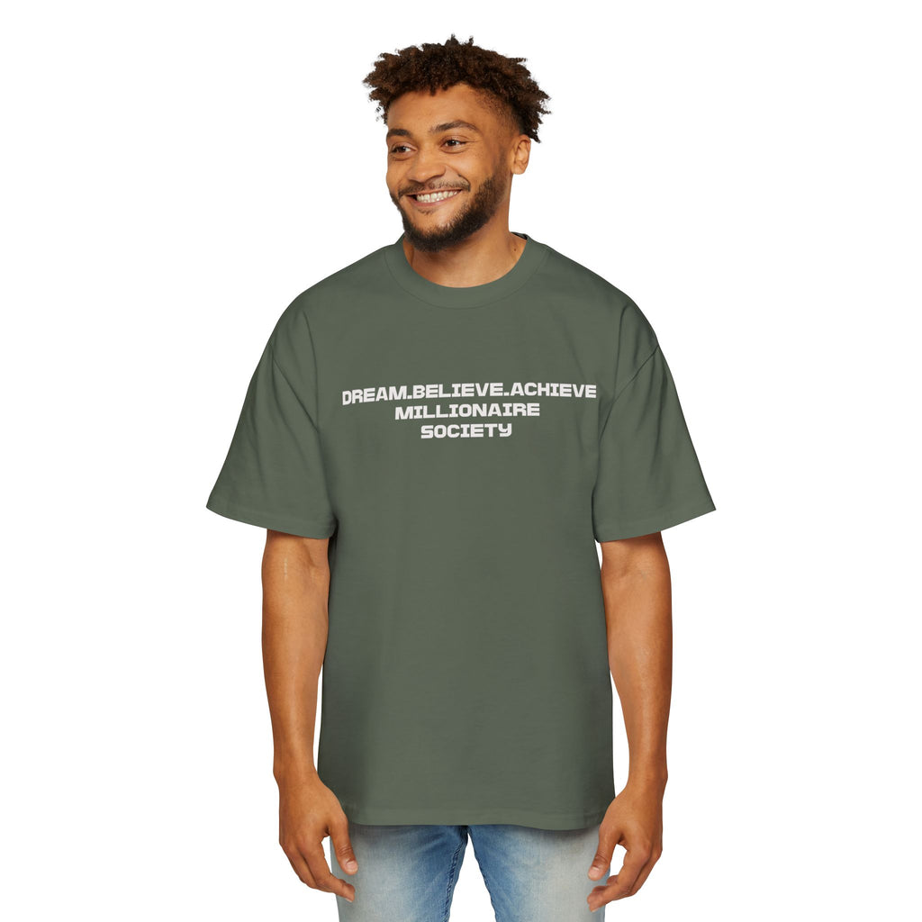 Dream Big Oversized Tee - Millionaire Society Graphic T-Shirt