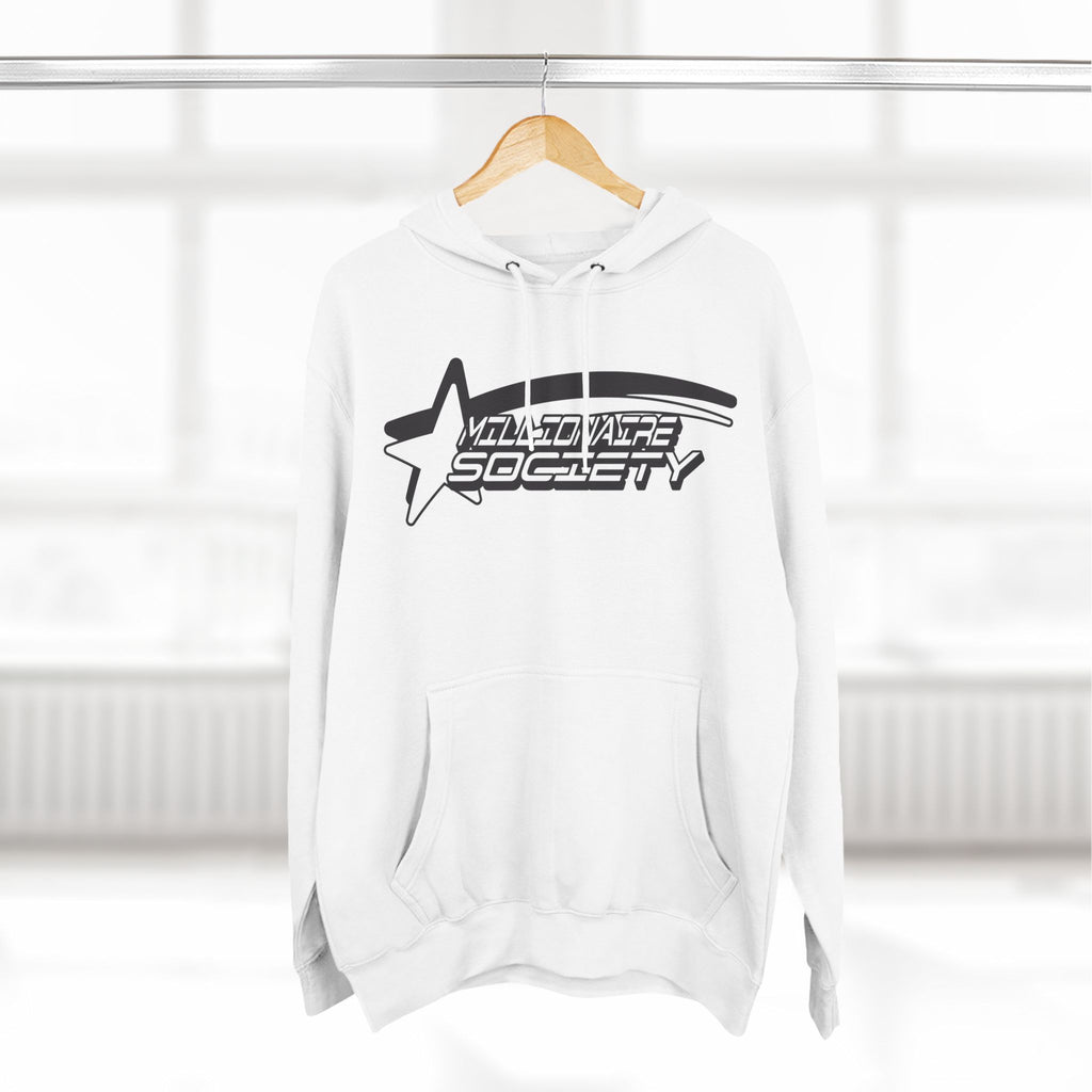 MILLIONAIRE Three-Panel Fleece Hoodie