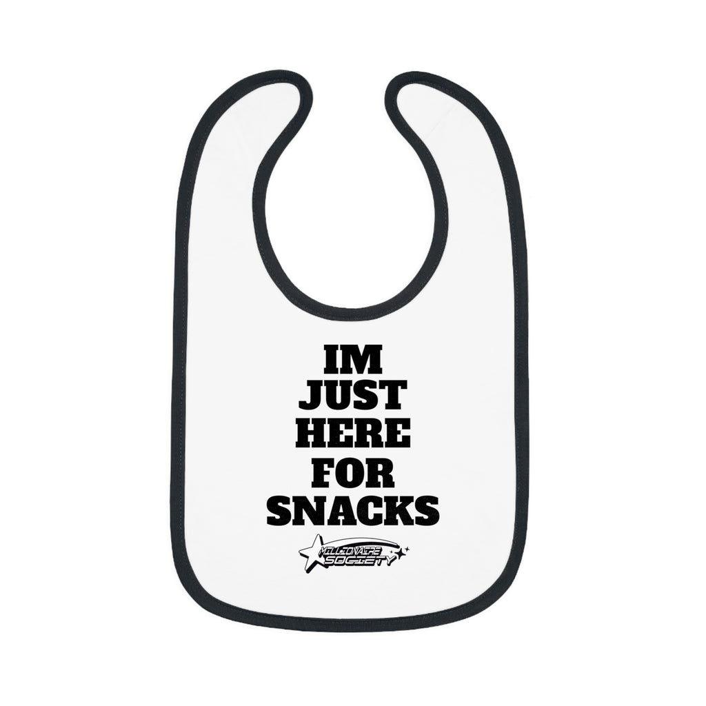 Baby Contrast Trim Jersey Bib