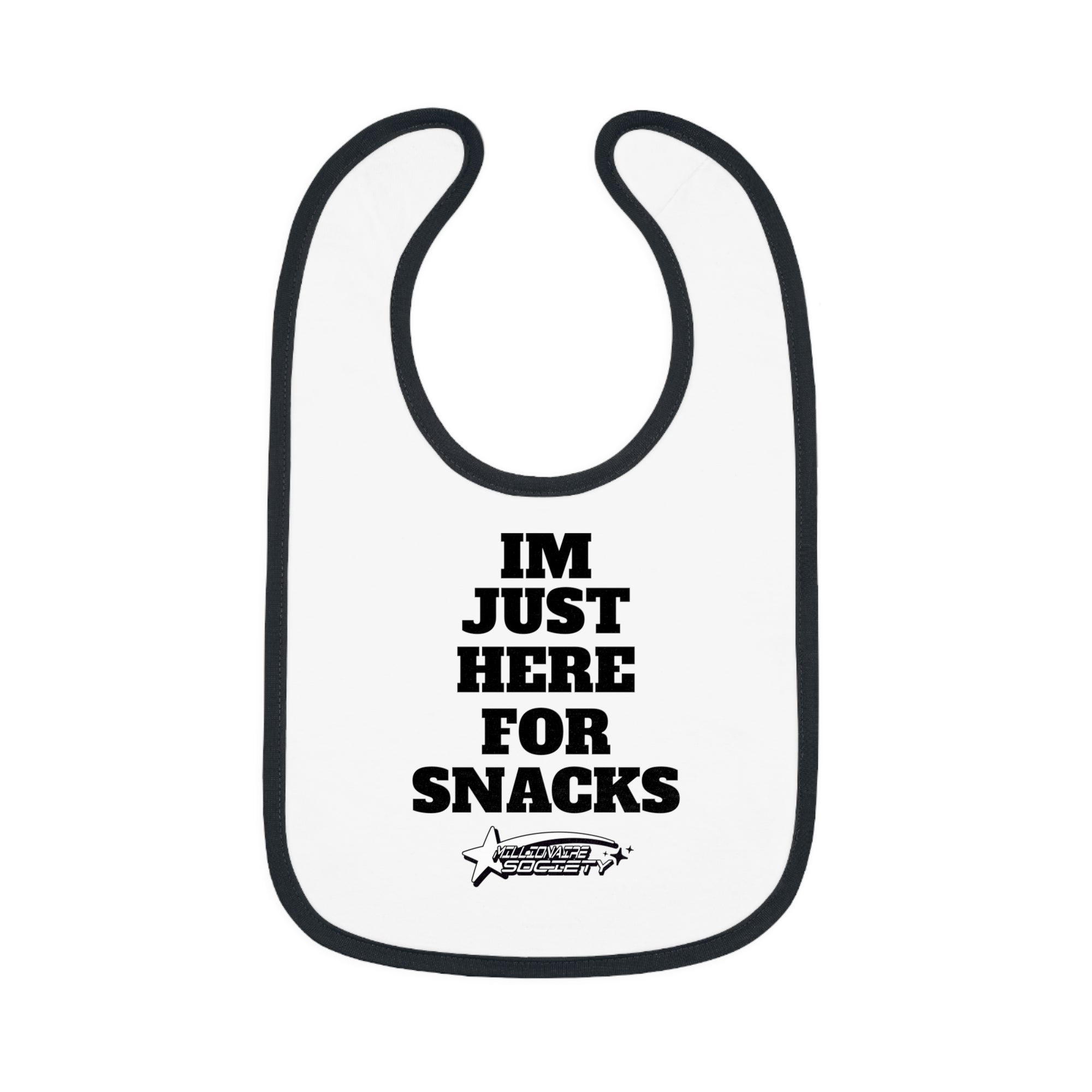 Baby Contrast Trim Jersey Bib