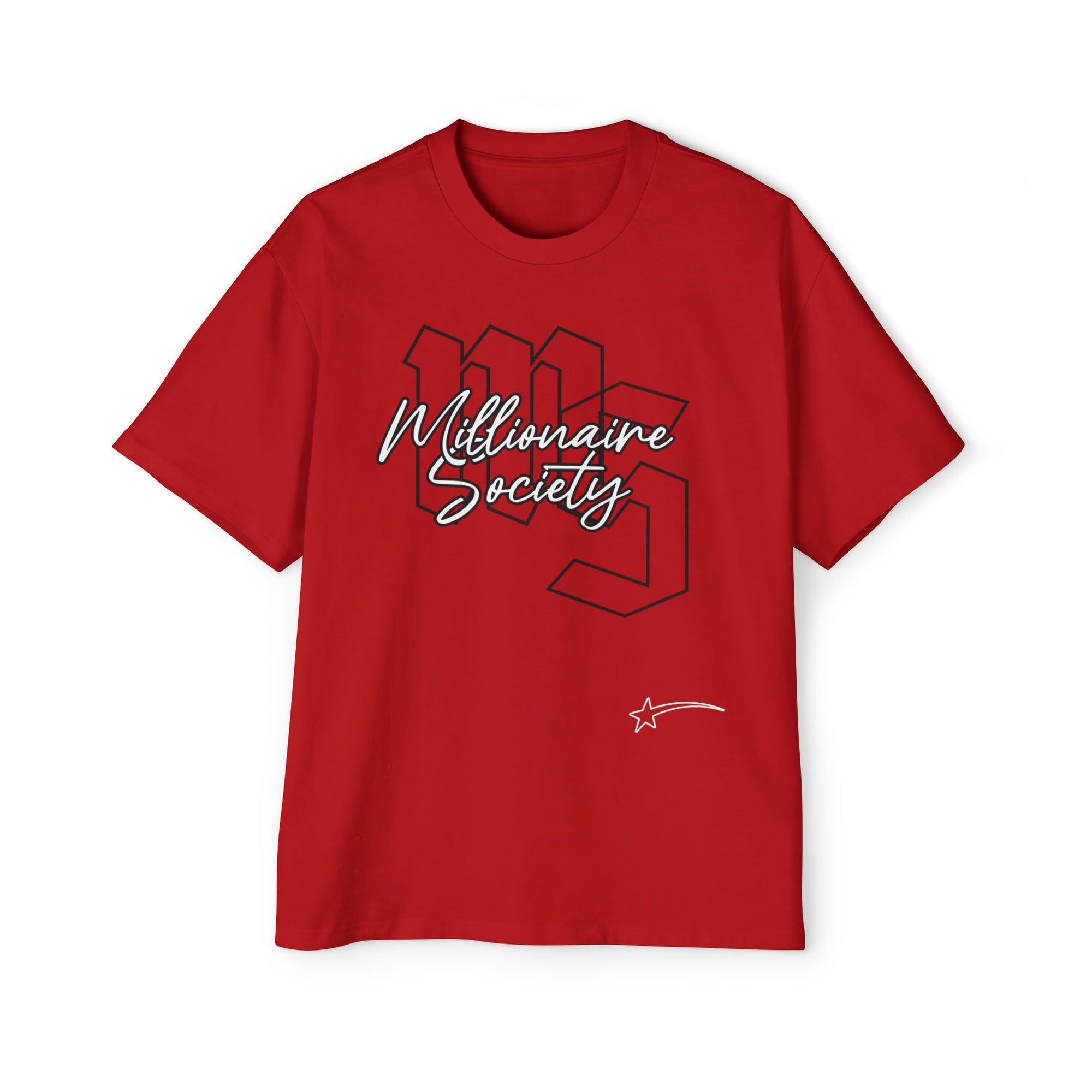Men's Oversized Tee - Millionaire Society Graphic Shirt