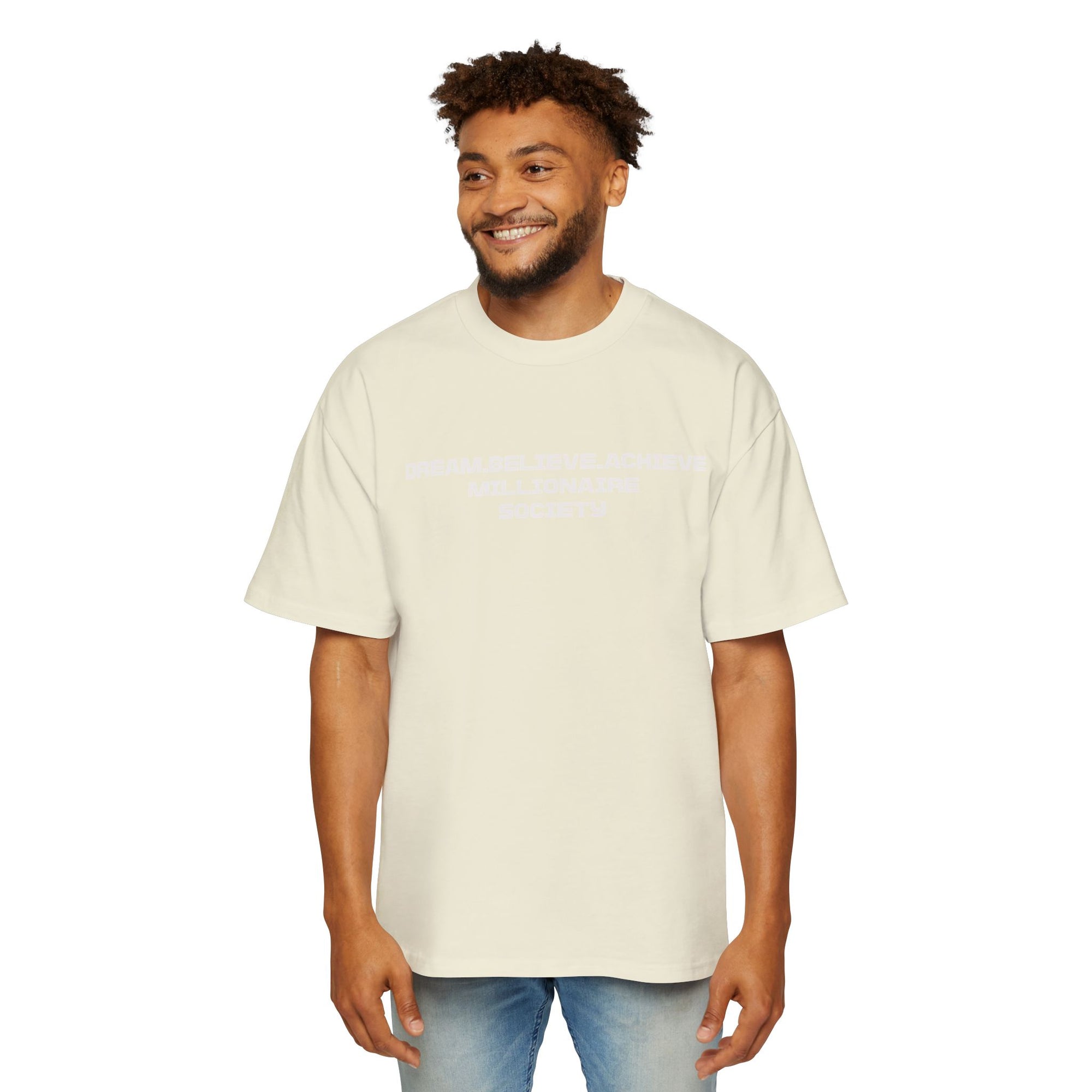 Dream Big Oversized Tee - Millionaire Society Graphic T-Shirt